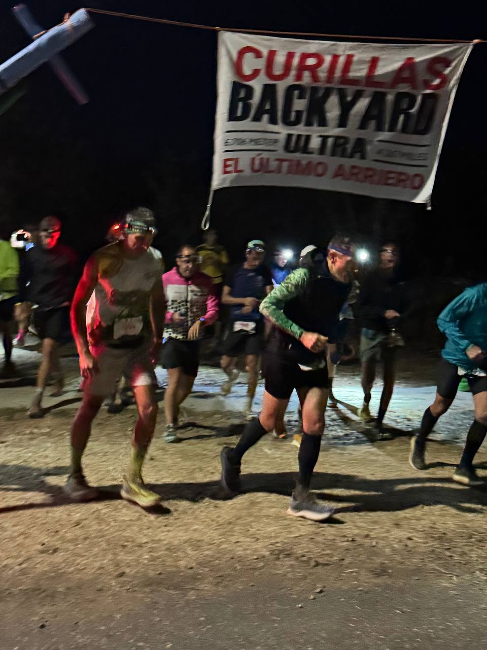 Corredores durante la noche